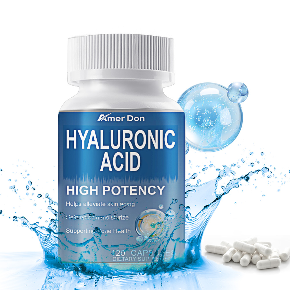 Hyaluronic Acid Capsules | 850 mg | 120 Capsules | Non-GMO |Gluten-Free