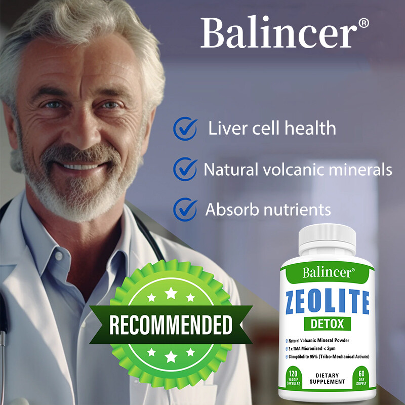 ZEOLITE DETOX Volcanic Mineral Powder Liver purification, detoxification Capsule