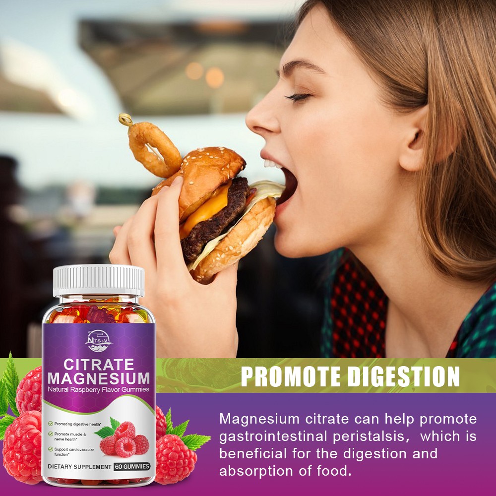 Unisex Magnesium Gummies – High Absorption Magnesium Citrate Muscle&Bone Health