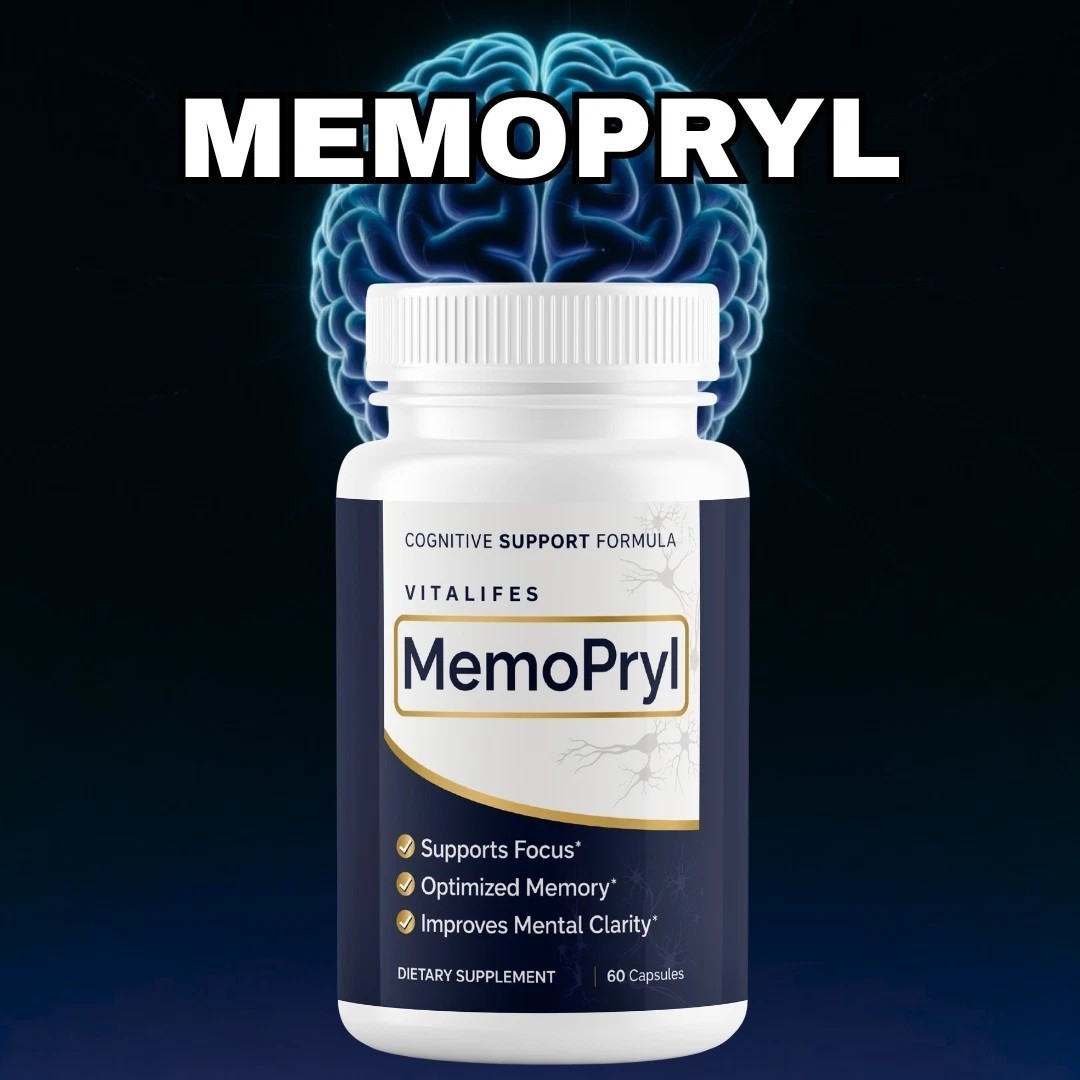 (1 Pack) MemoPryl Nootropic All Natural Brain Supplement Memo Pryl 60 Capsules