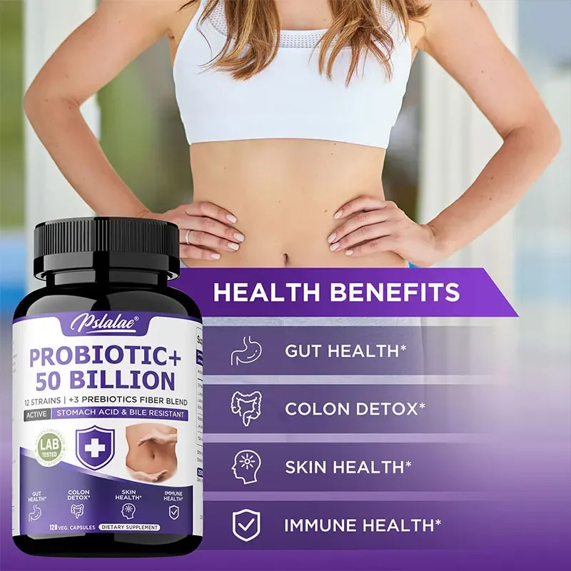 Probiotic+ 50 Billion 120pcs – Balances Intestinal Flora, Intestinal Digestion