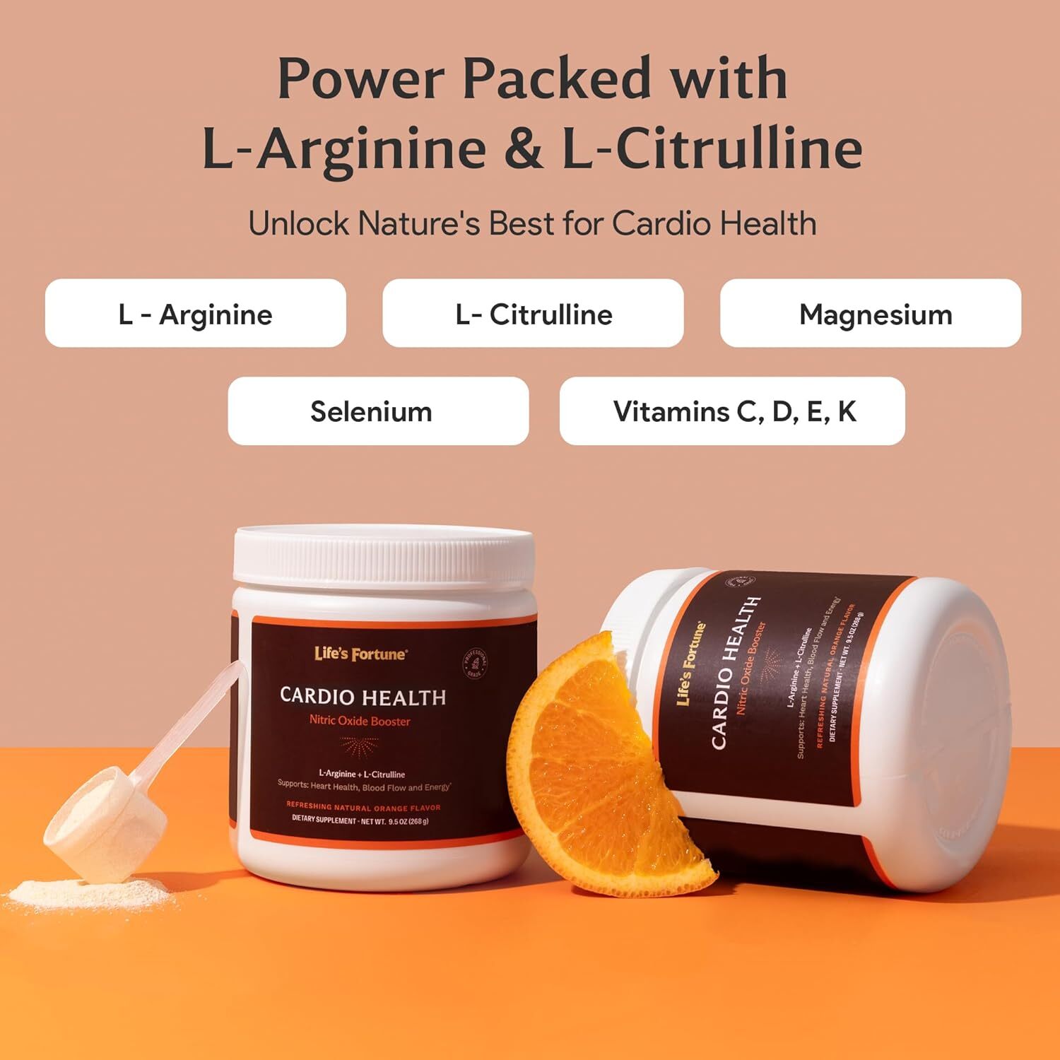 Life’s Fortune 5000mg L Arginine 1000mg L Citrulline Supplement Powder