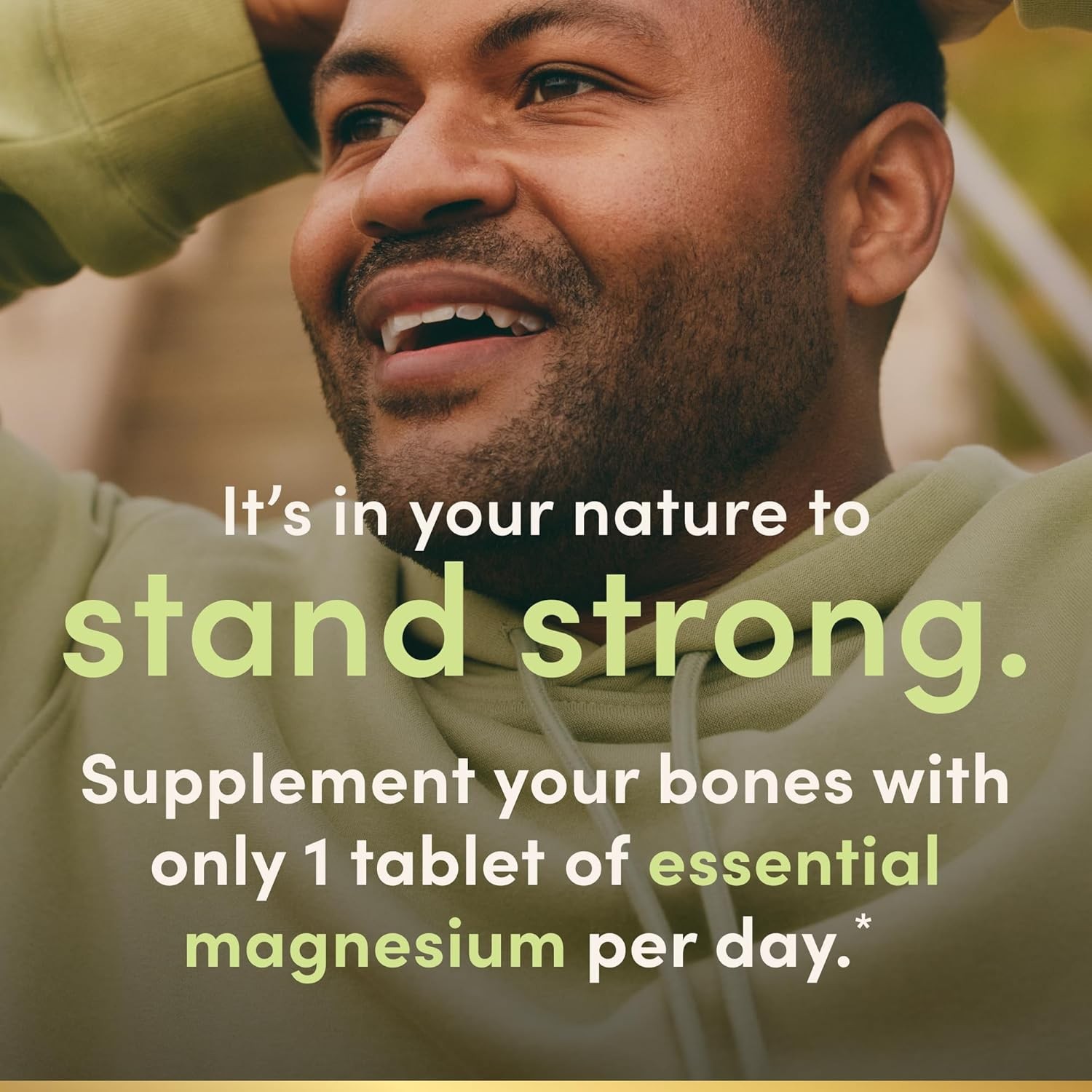 Nature’s Bounty High Potency Magnesium 500 Mg Tablets, 200 Count