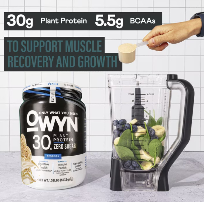 OWYN Pro Elite 30g High Protein Powder, Vanilla, Single