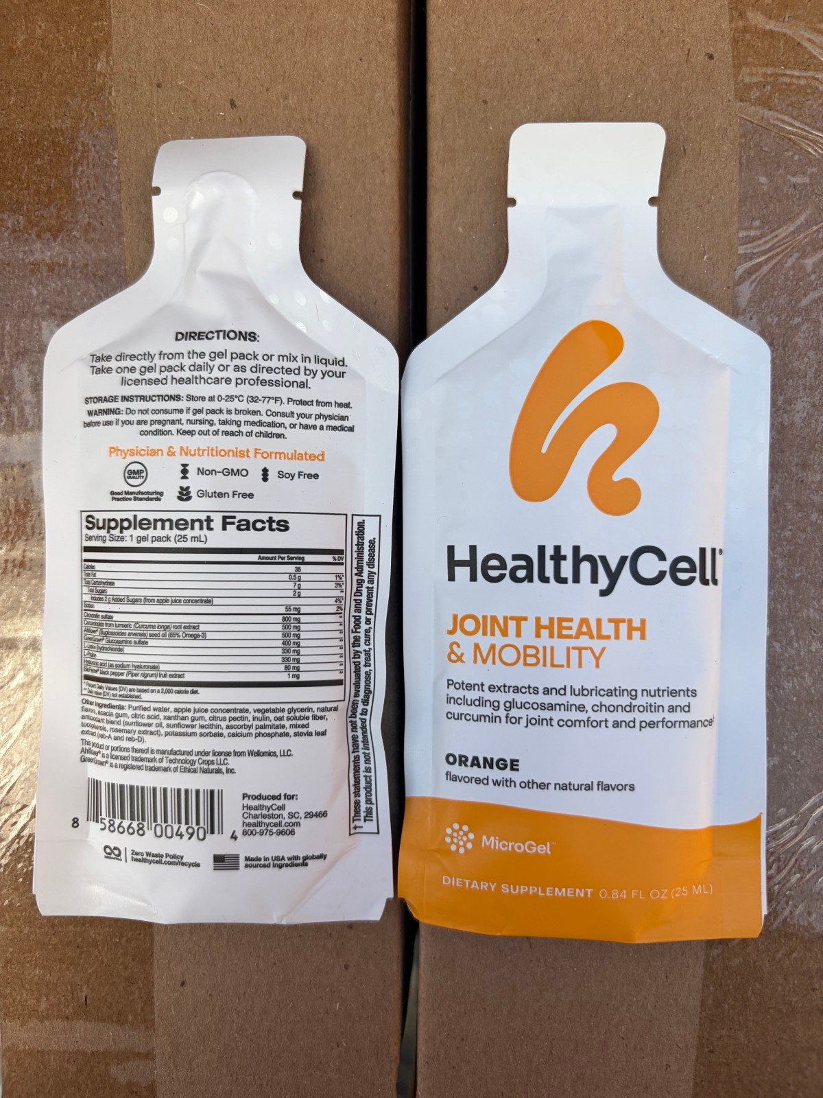 30x .84oz Healthy Cell Joint Health Mobility Orange BB 6/23/2026 Chondrotin