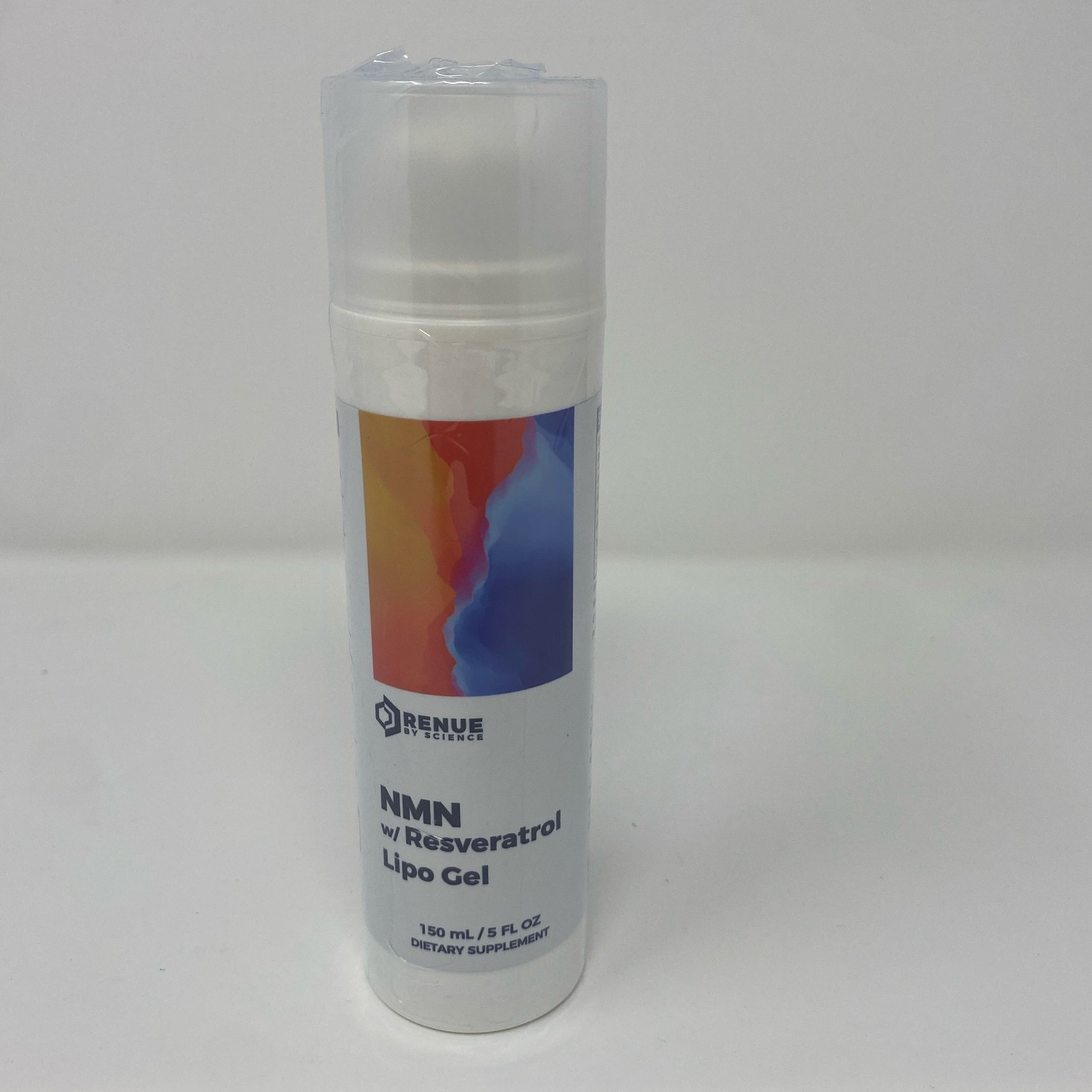 Renue By Science NMN + Resveratrol Lipo Gel, White, 5 fl oz 150 mL