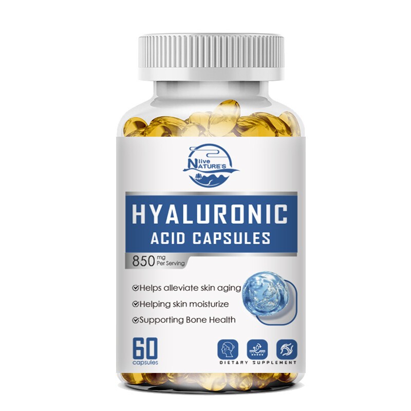 Hyaluronic Acid Anti Aging Hydrating Capsules Wrinkles Fine Lines Joint Health