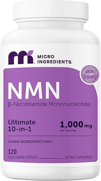 NMN Complex 1,000mg – 120 Caps | 10-in-1 NAD+ Booster