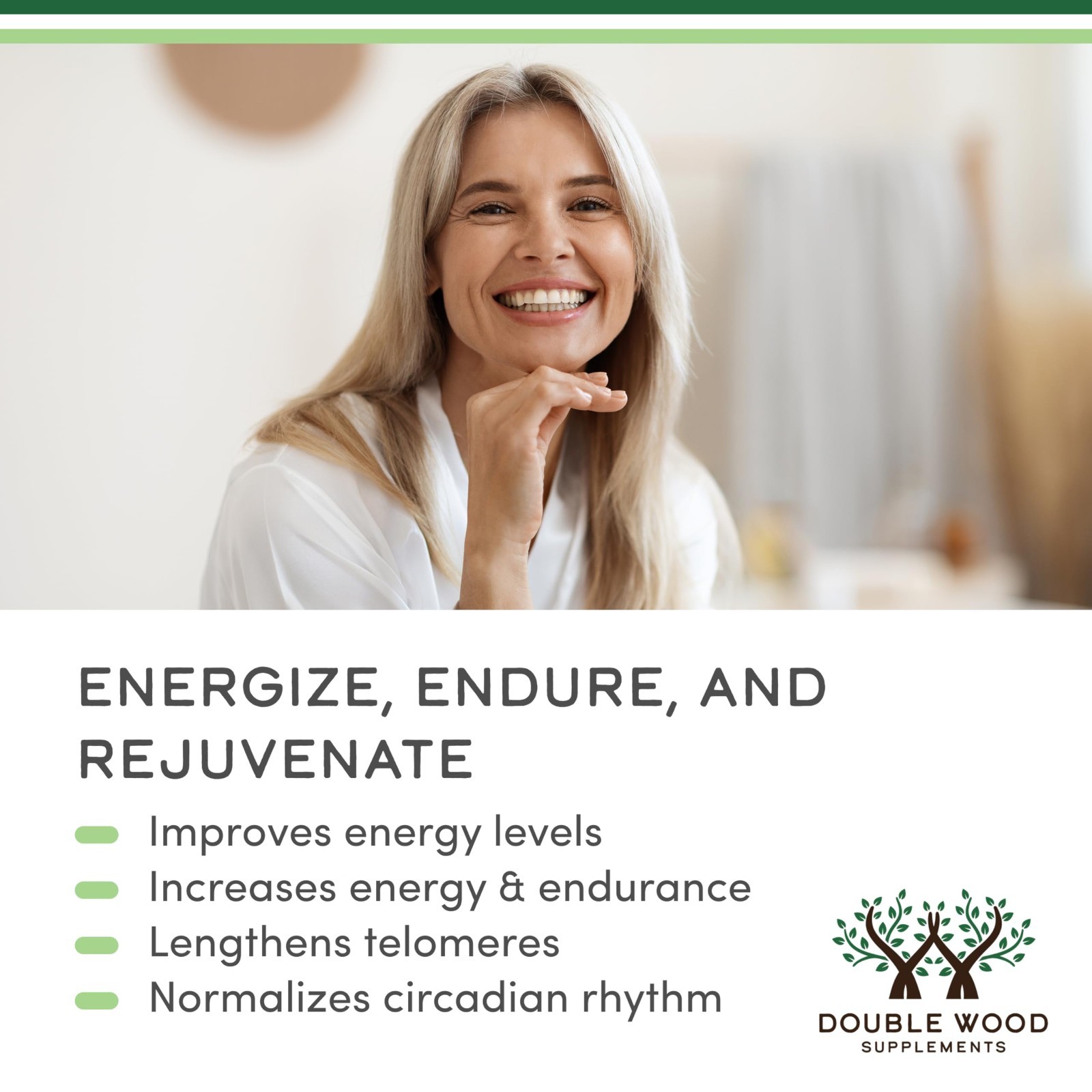 NAD+ Anti-Aging Supplement | 500mg Pure NAD Plus | 30-Day Supply | Vegan, Non-GM