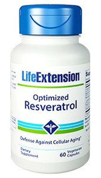 24 PACK Life Extension Optimized Resveratrol Elite 60 veg caps TAKE OFF $180