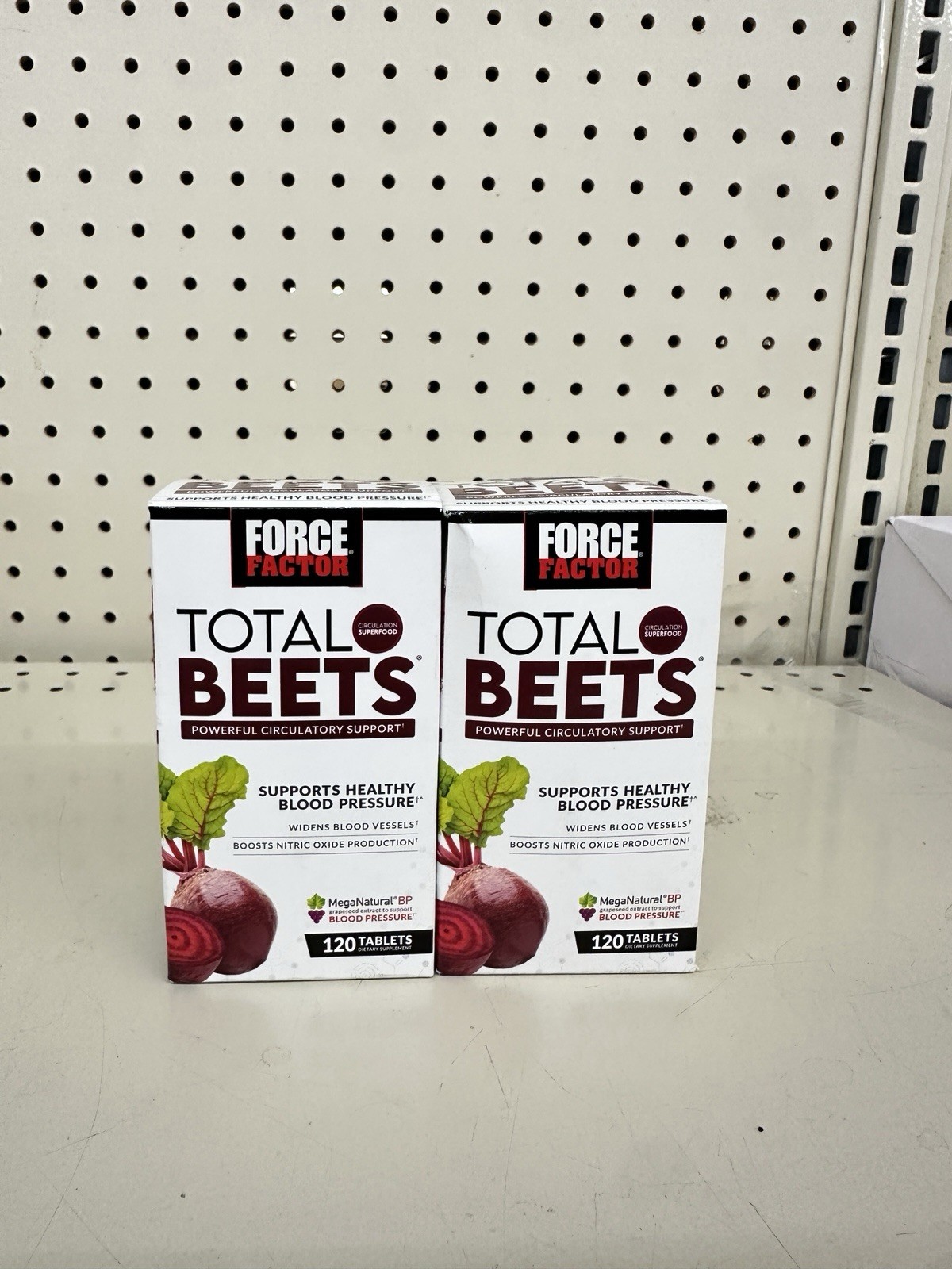 2 Total Beets Circulation Superfood Beet Root with Blood Pressure Support 120ct