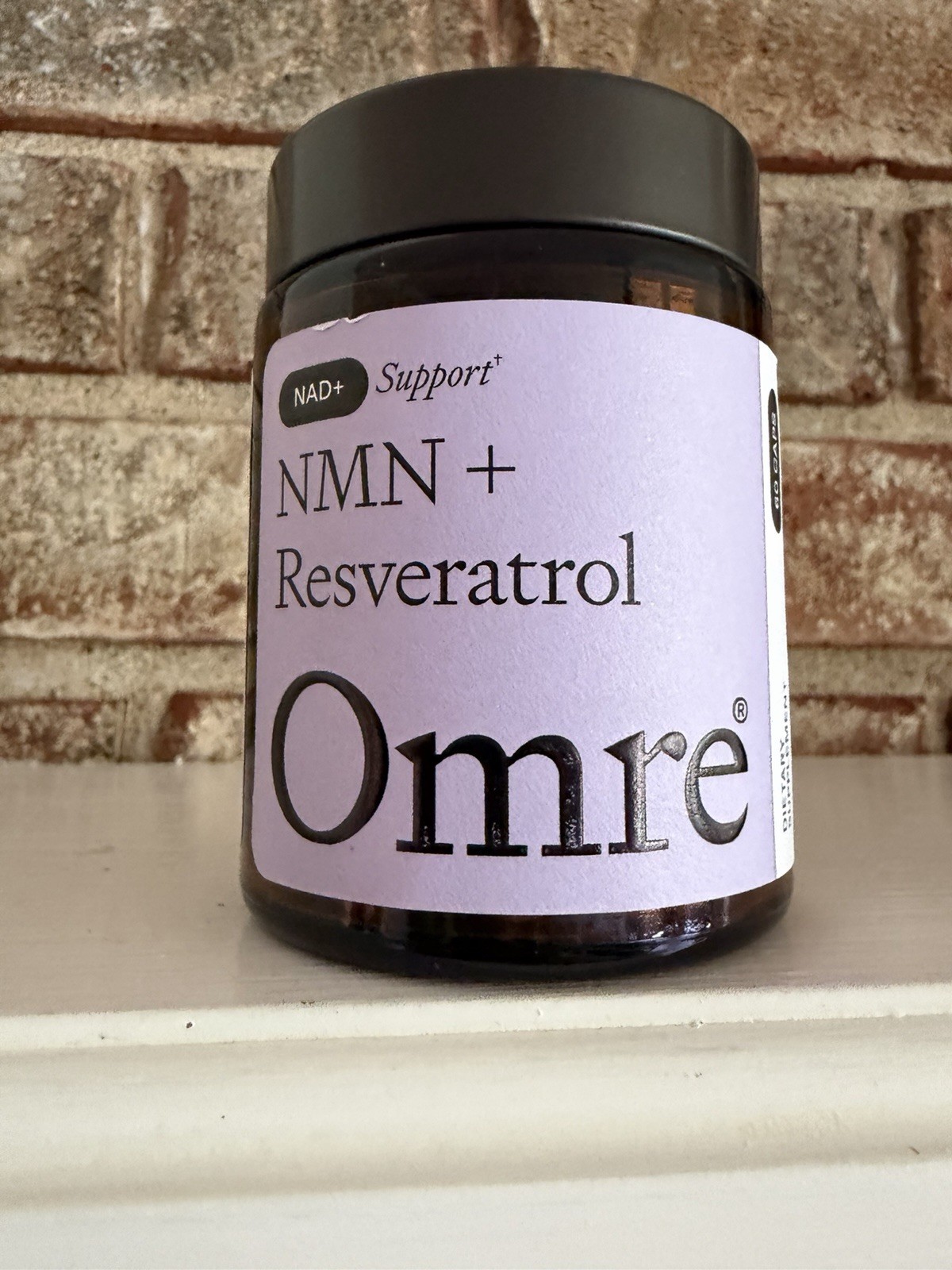 OMRE NMN+ Resveratrol Supplement Supports Aging, Energy 60 Capsules
