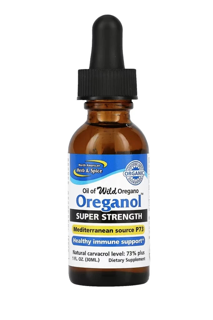 North American Herb Oil of Oregano Oreganol P73 Super Strength 1 FL Oz