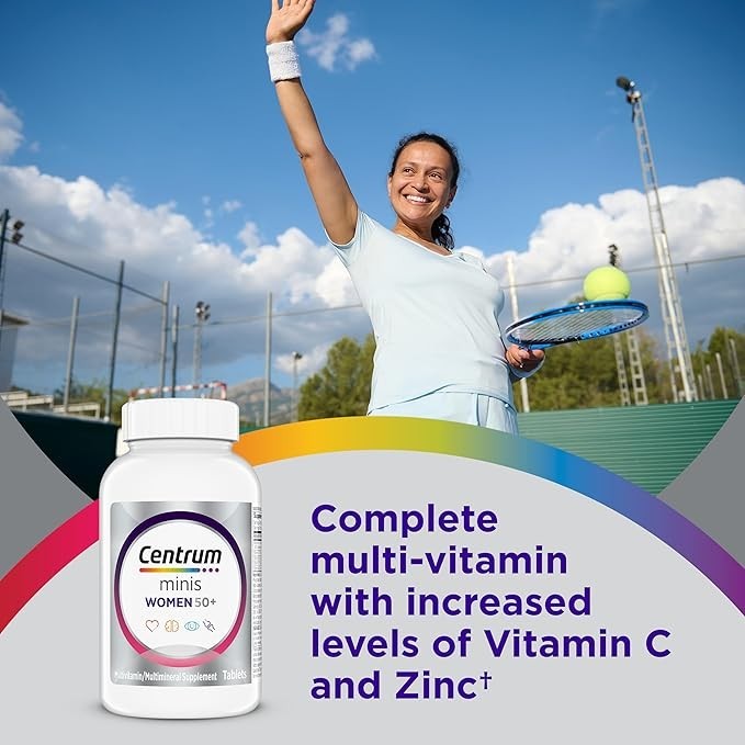 Centrum Minis Silver Women’s Multivitamin for Women 50 Plus, Multimineral Supple
