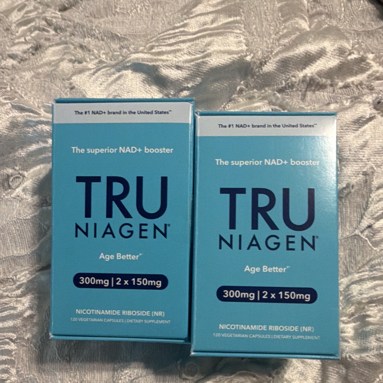 Tru Niagen Nicotinamide Riboside (NR) 300mg 120 Vegetarian Capsules