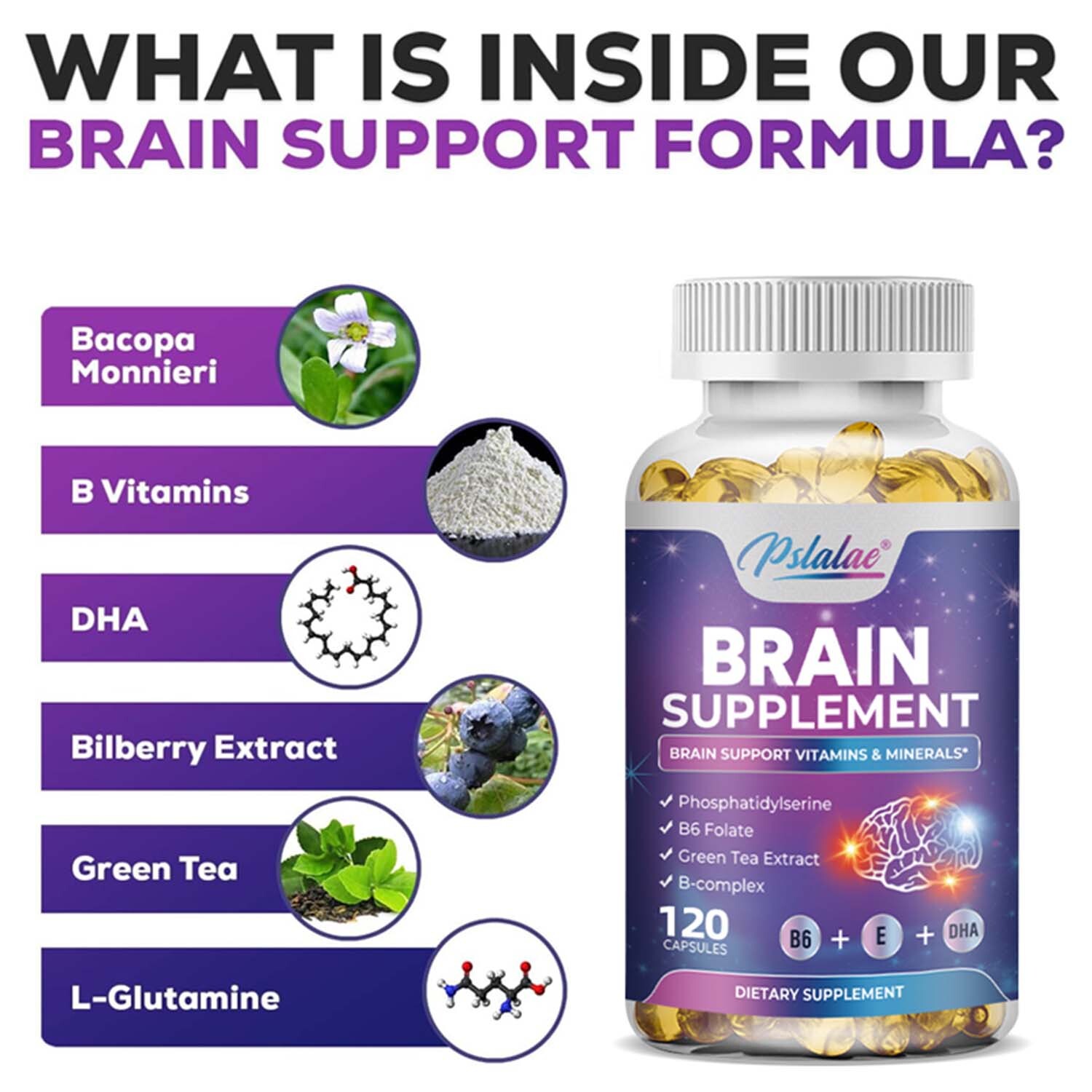 Brain Supplement – Nootropic Booster, Focus, Clarity, Energy and Memory Support