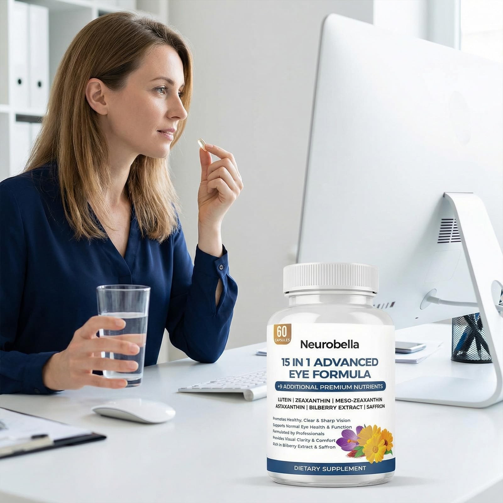 Neurobella 15-In-1 Advanced Eye Formula Eye Support Formula For Daily Comfort