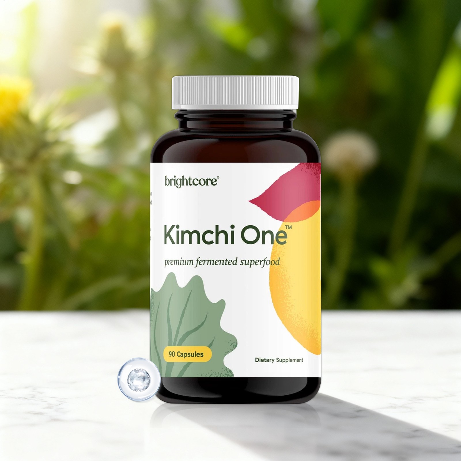 Brightcore Nutrition – Kimchi One Kimchi Powder Capsules Probiotics Enzymes