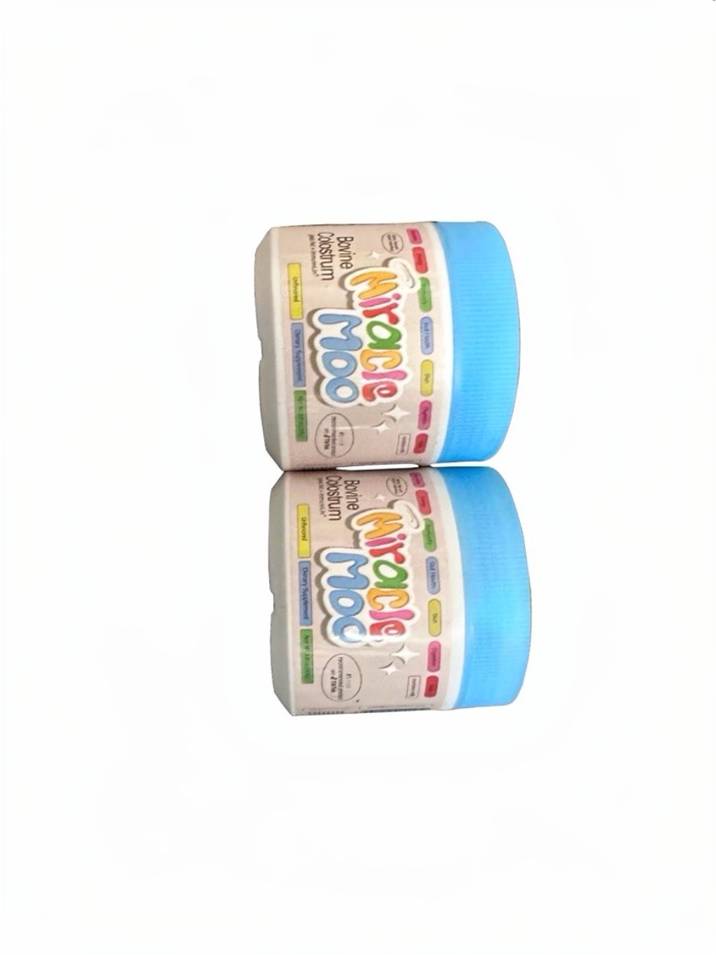 2X MiracleMoo Bovine Colostrum Powder immunoLin Grass Fed Unflavored 3.81oz/2027