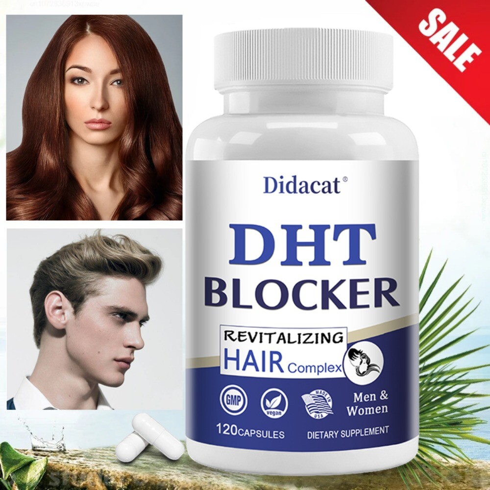 DHT Blocker – for Unisex, Anti-hair loss, biotin, healthy hair, nails and skin