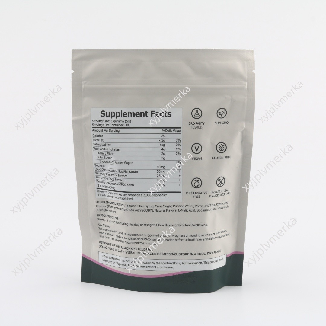 1-3 Pack Kombucha Gummy – Prebiotics Probiotics Fiber Daily Supplement