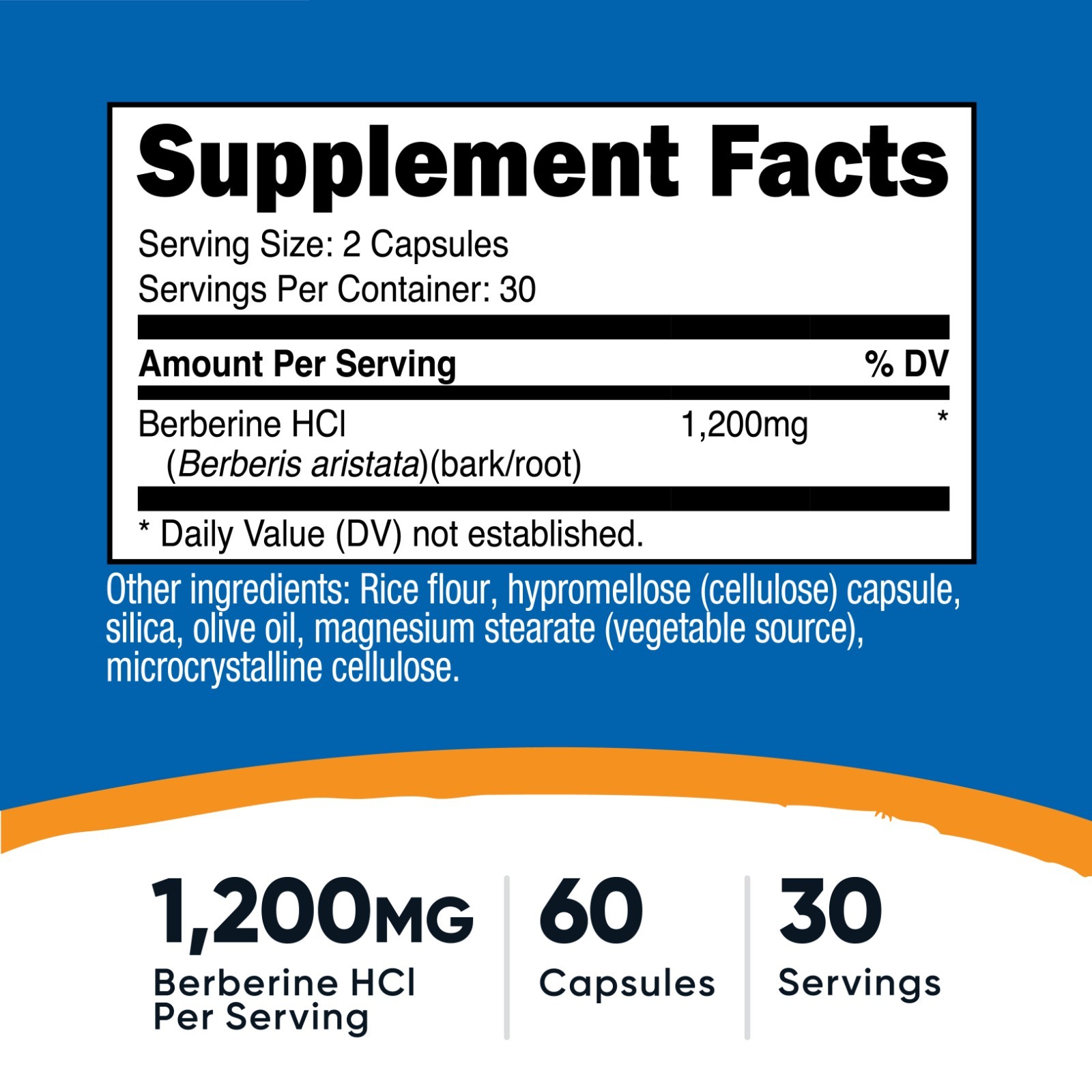 Nutricost Berberine HCl 600mg, 60 Capsules – Gluten Free, Vegetarian & Non-GMO