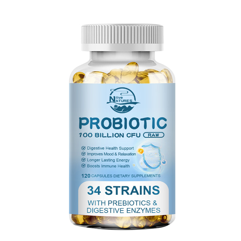 Probiotic 100 Billion CFU – Prebiotics for Digestive & Gut, Bloating Health