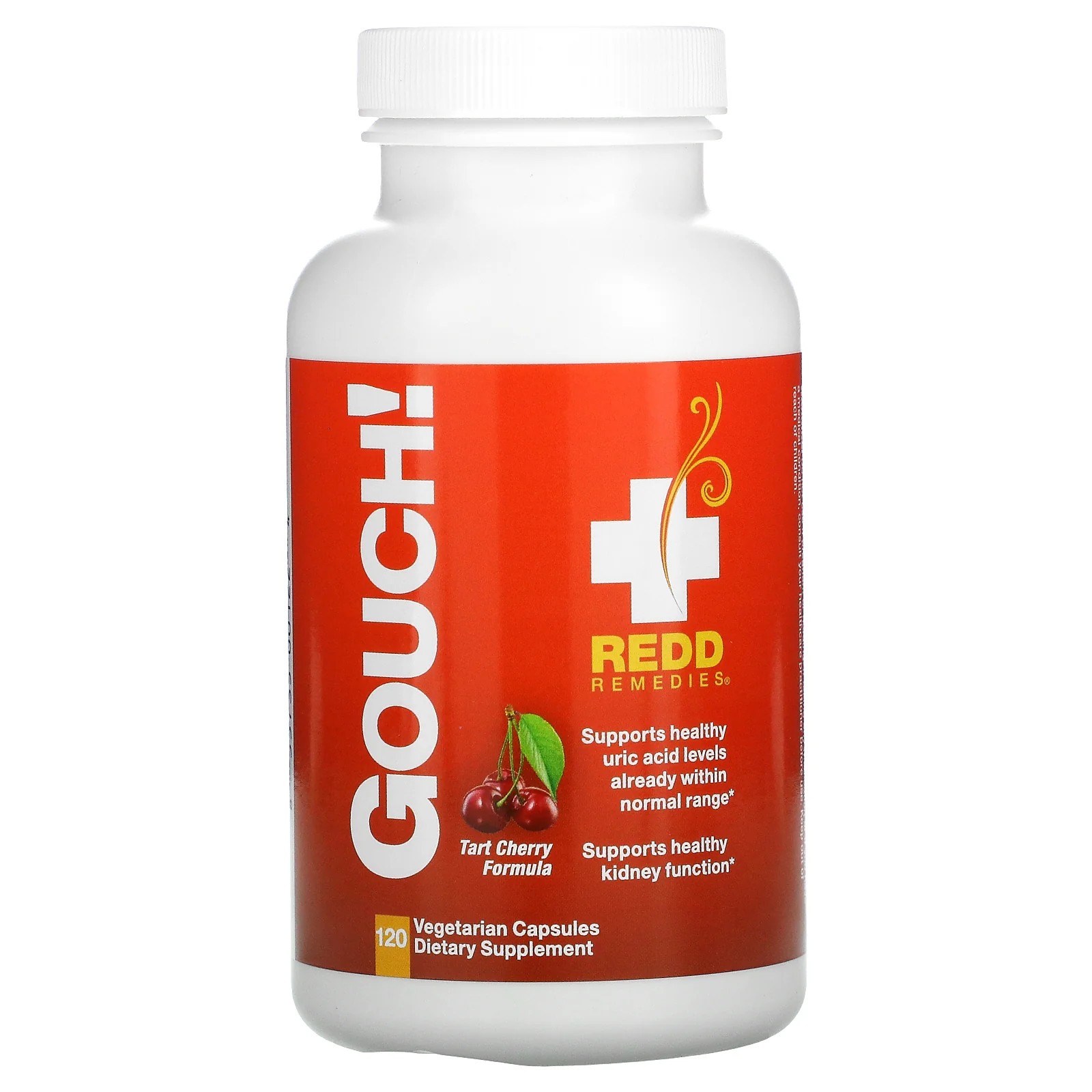 2 X Redd Remedies, Gouch!, Tart Cherry & Quercetin, 120 Vegan Capsules