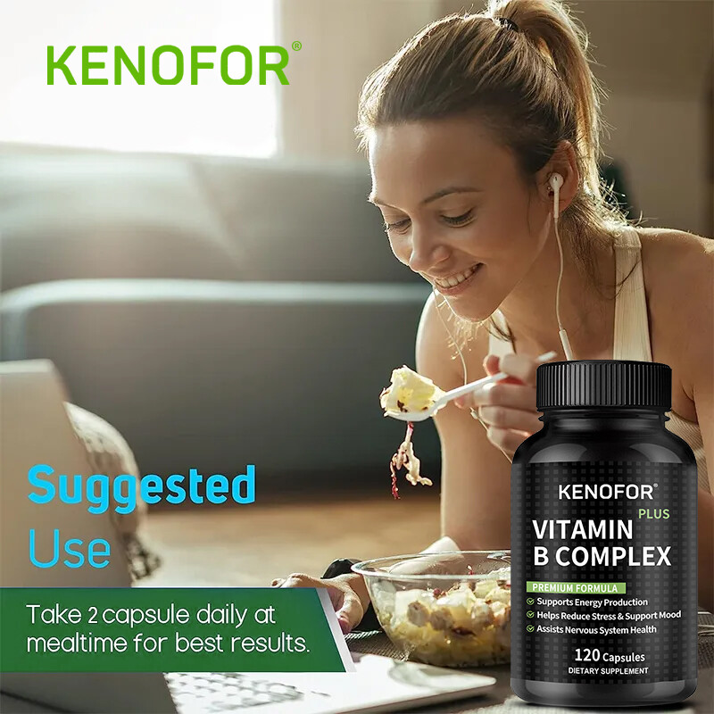 Vitamin B Complex 30/60/120Capsules Helps Reduce Stress Immune Support Pills