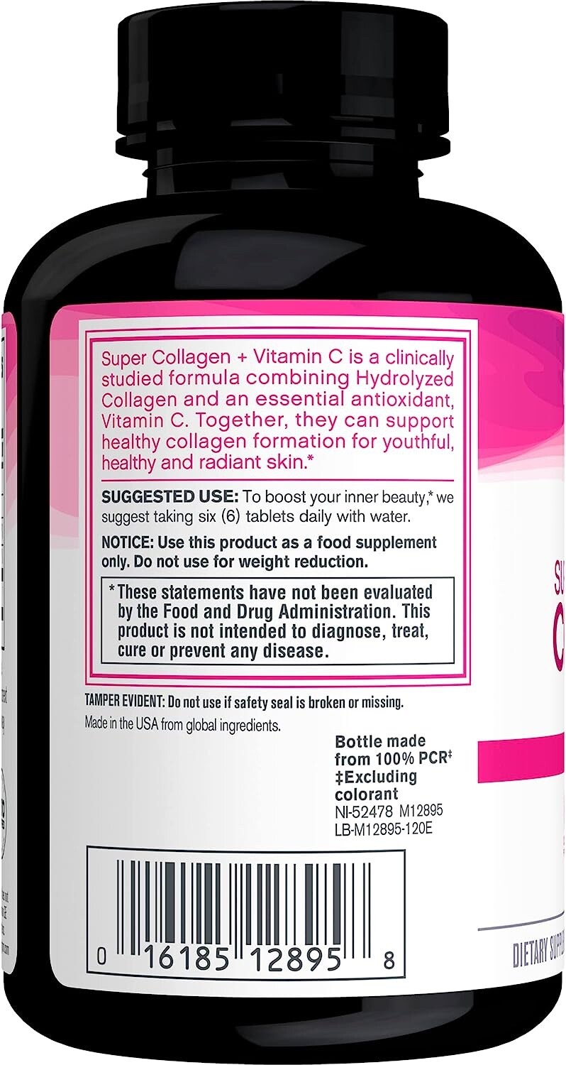NeoCell Super Collagen + C 6,000mg Collagen -120 X 3 Bottles as shown