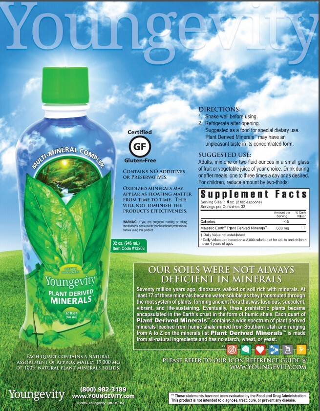 Youngevity Dr. Joel Wallach Plant Derived Minerals 32 oz 4 PACK – FREE SHIPPING