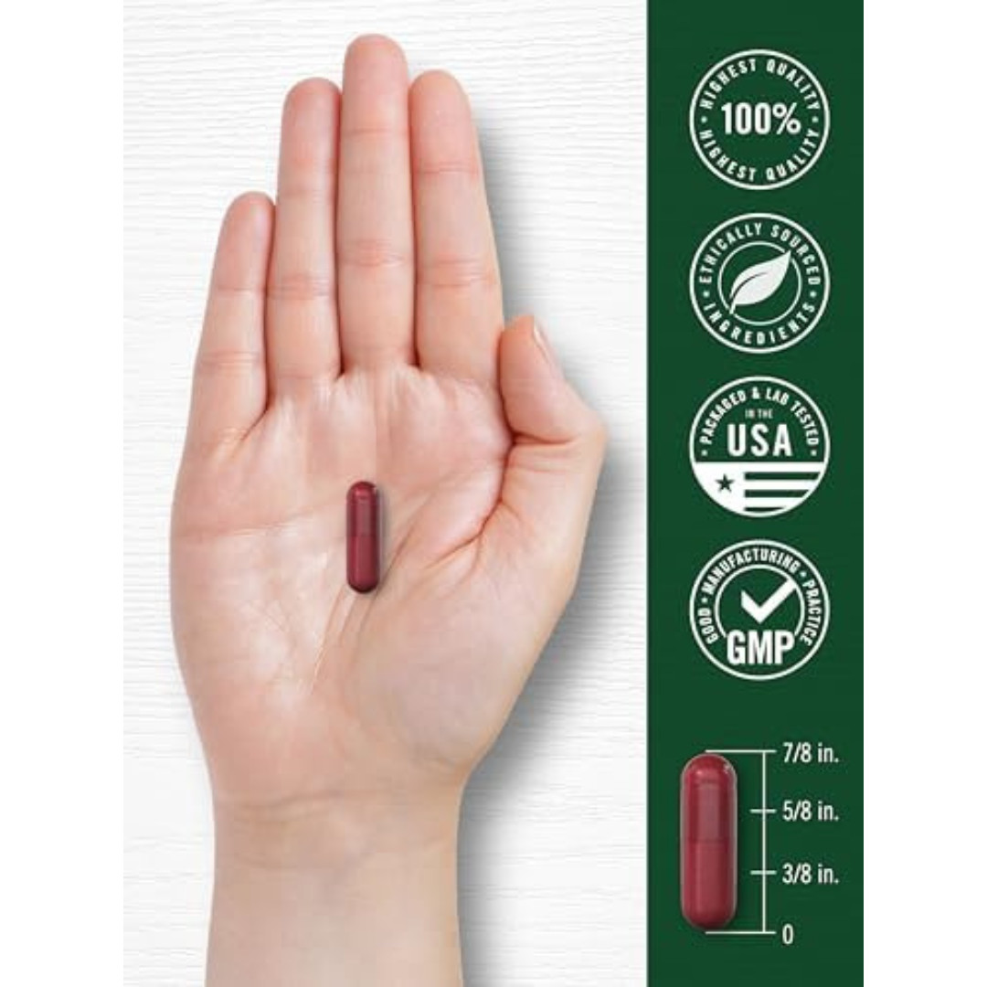 Beet Root Capsules | 8000mg | 120 Count | Non-GMO, Gluten Free | by Carlyle
