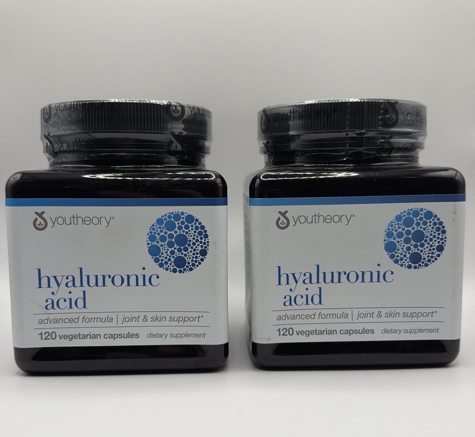 Lot of 2-Youtheory Hyaluronic Acid Advanced Formula Joint Skin Support 120 Tabs