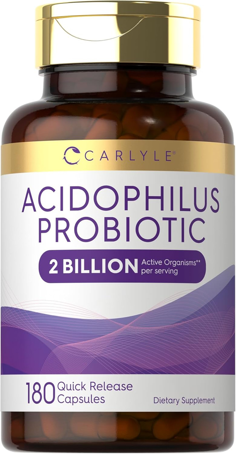Acidophilus Probiotic for Women & Men’S Digestive Health 2 Billion CFU 180 Quick