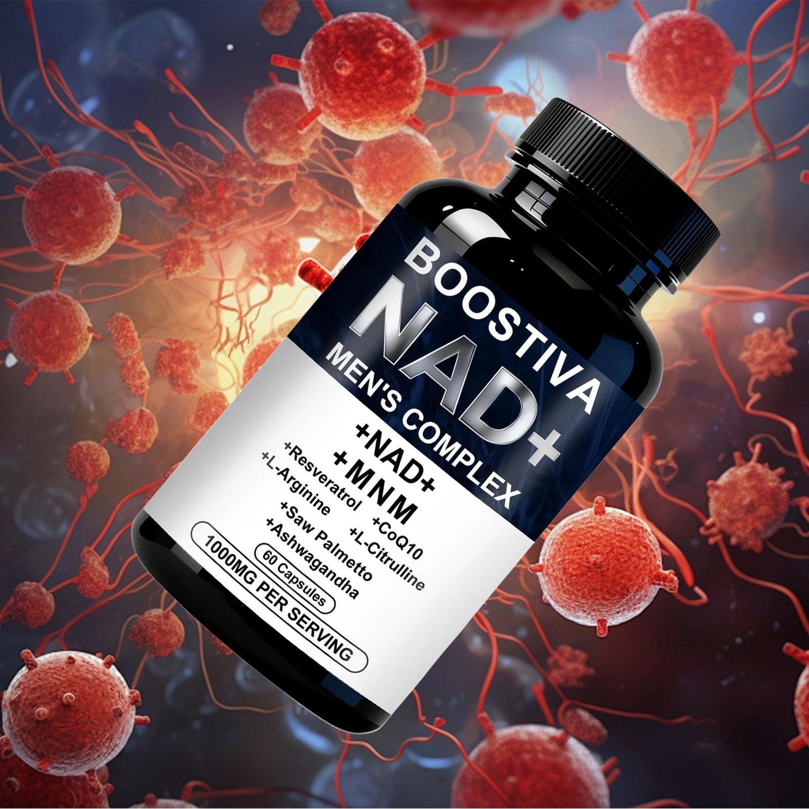 Boostiva Supplements For Men With MNM, Resveratrol, Coq10, L-Citrulline