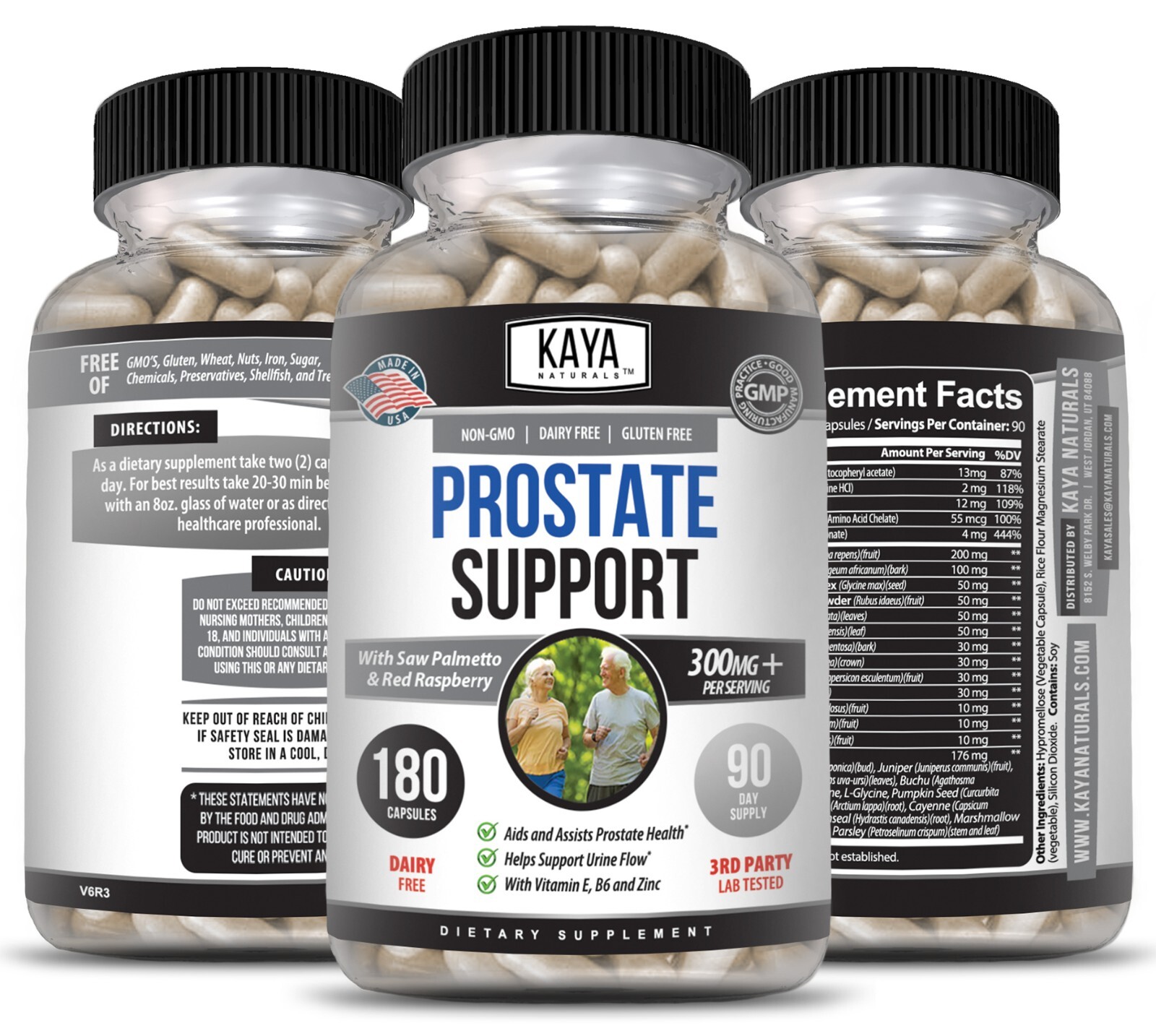 Prostate Health Supplement 180ct DHT & Beta Blocker Bladder Health Control