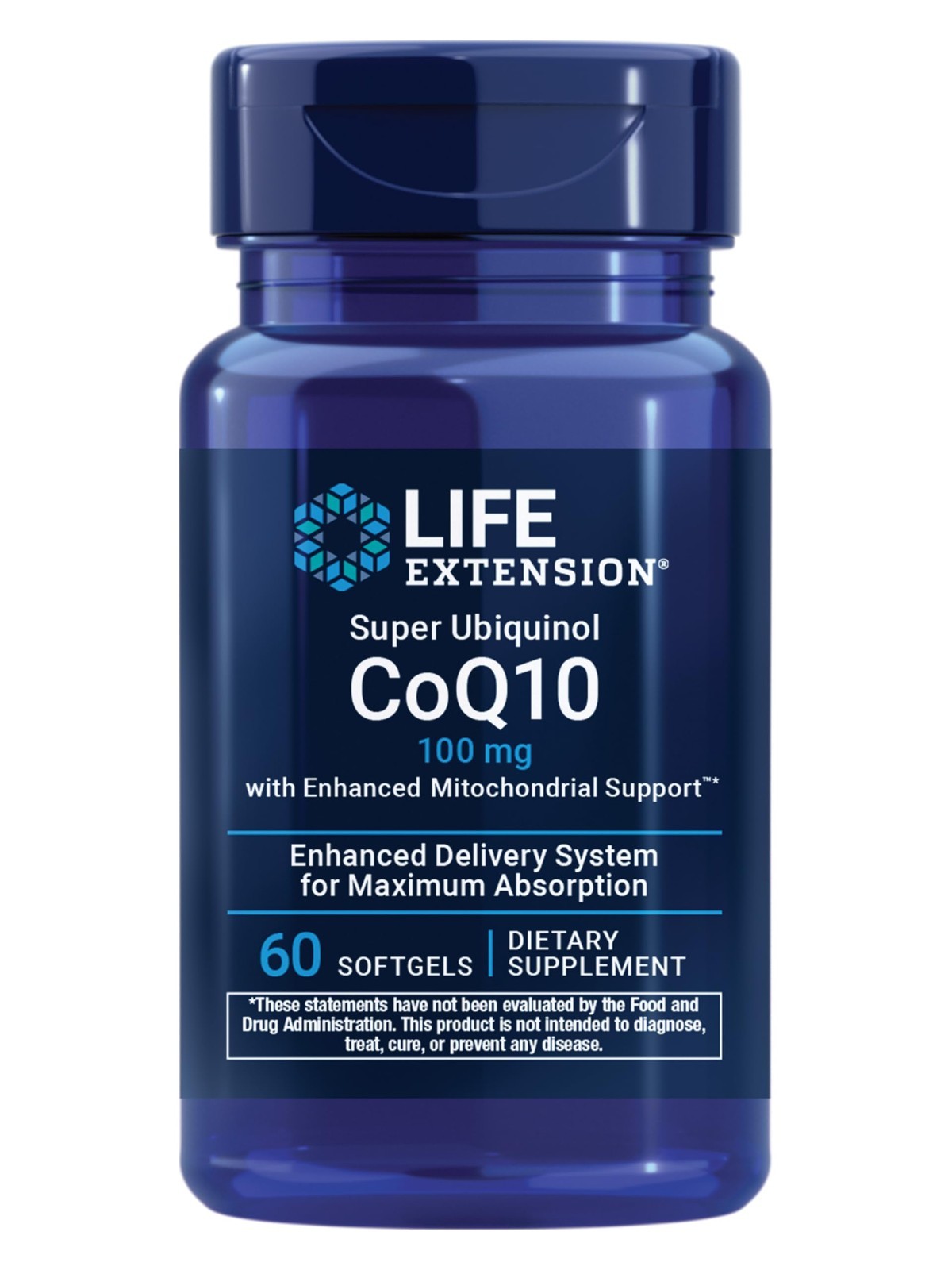 CoQ10 Ubiquinol 100mg – Enhanced Mitochondrial Support, Heart Health, Energy Boo