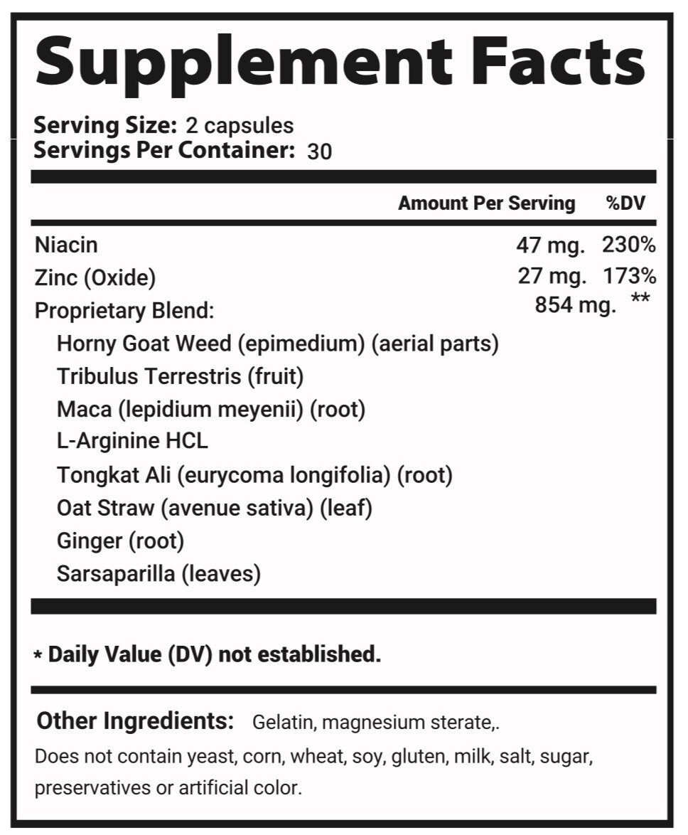 3 Pack Mars Men Capsules – 180 Capsules MarsMen for Men Health Capsules New