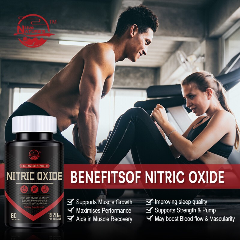 Nitric Oxide Capsules 1920mg | L Arginine & L Citrulline | Highest Potency USA