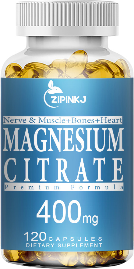 Magnesium Citrate Capsules Extra Strength High Absorption Magnesium Supplement