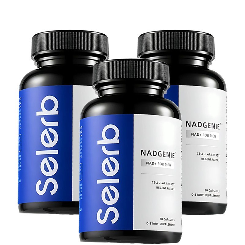 2 BOTTLES-Selerb NAD+ Supplement for Men Liposomal-NAD+,CoQ10, L-Carnitine