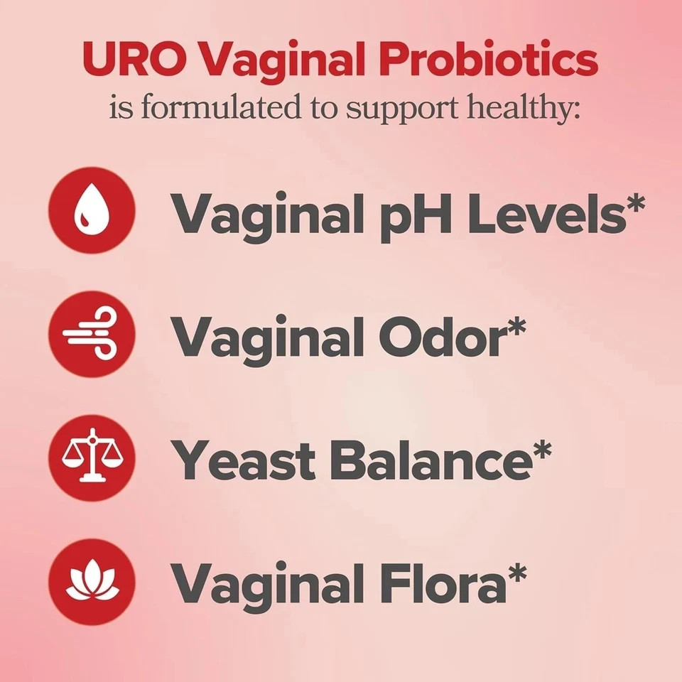 URO Health Women Wellness Bundle Vaginal Moisture Mood 60ct + Feminine Probiotic