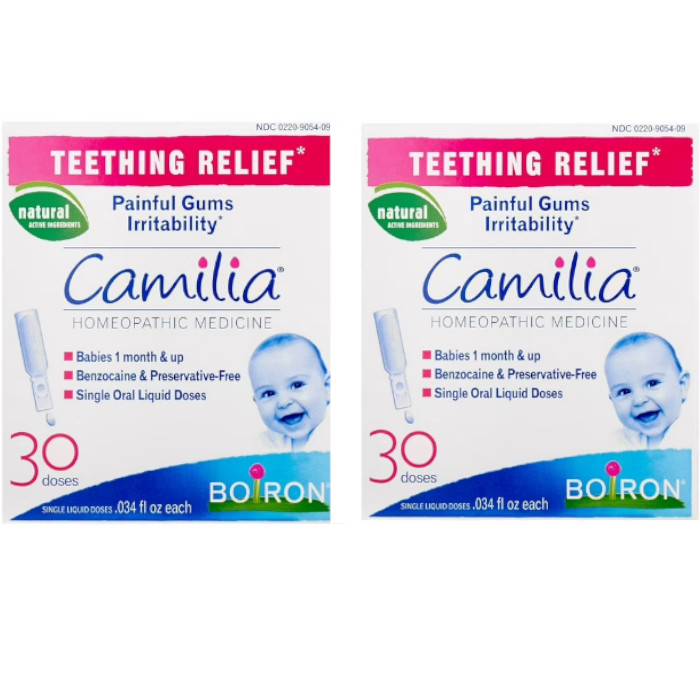 Boiron Teething Relief – Camilia 30 Unit Doses (Pack of 2)