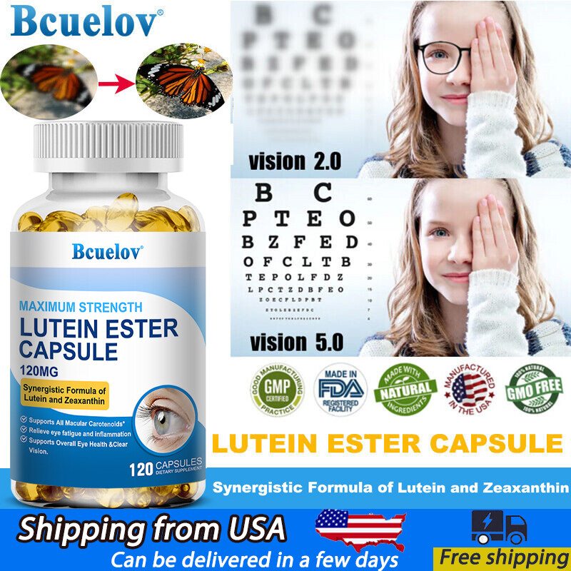 Eye Health 30/60/120 Capsules, Lutein Zeaxanthin, Vision Health, Eye Support
