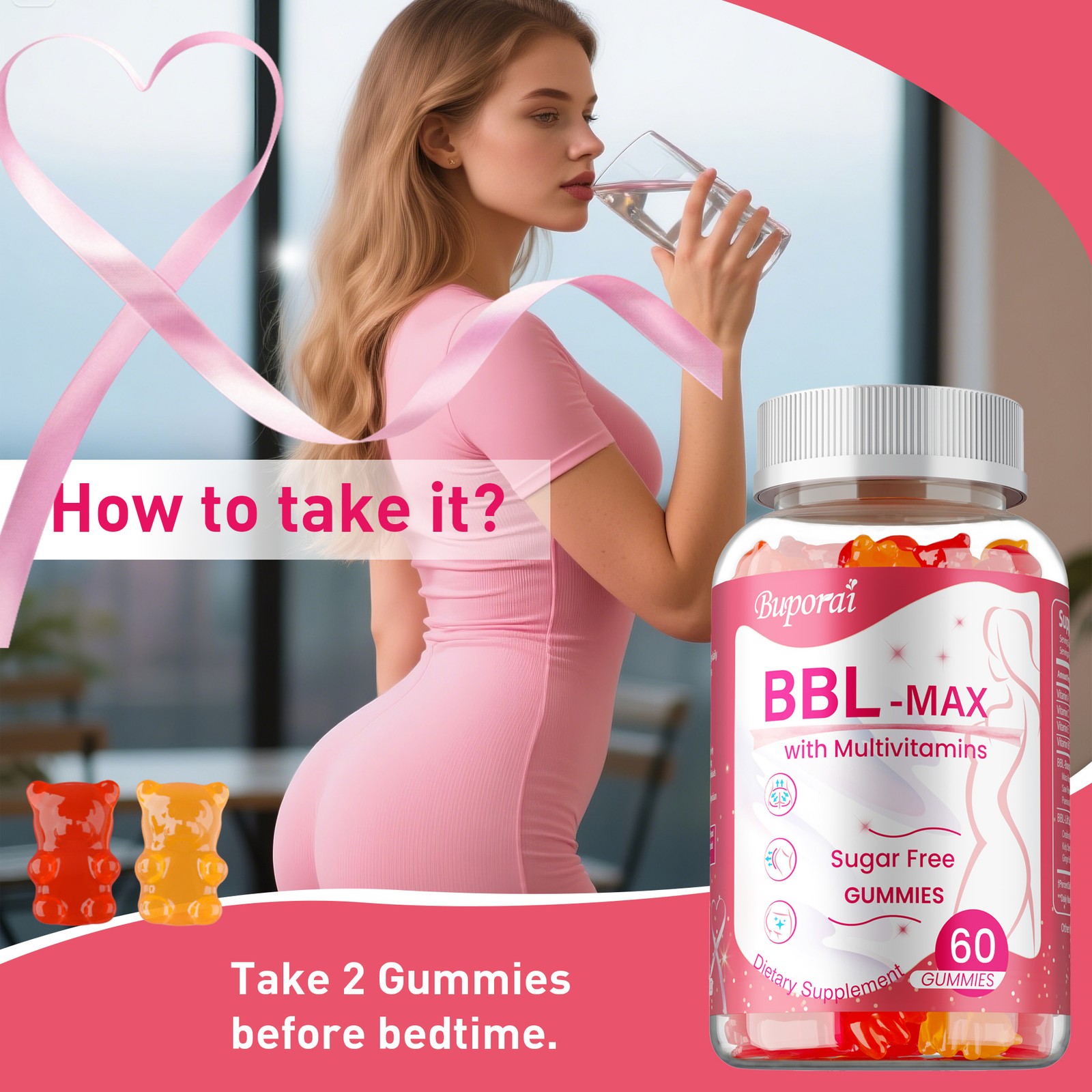BBL -MAX Gummies – Lift and Firm Your Buttocks, Sculpting Your Hip Curves