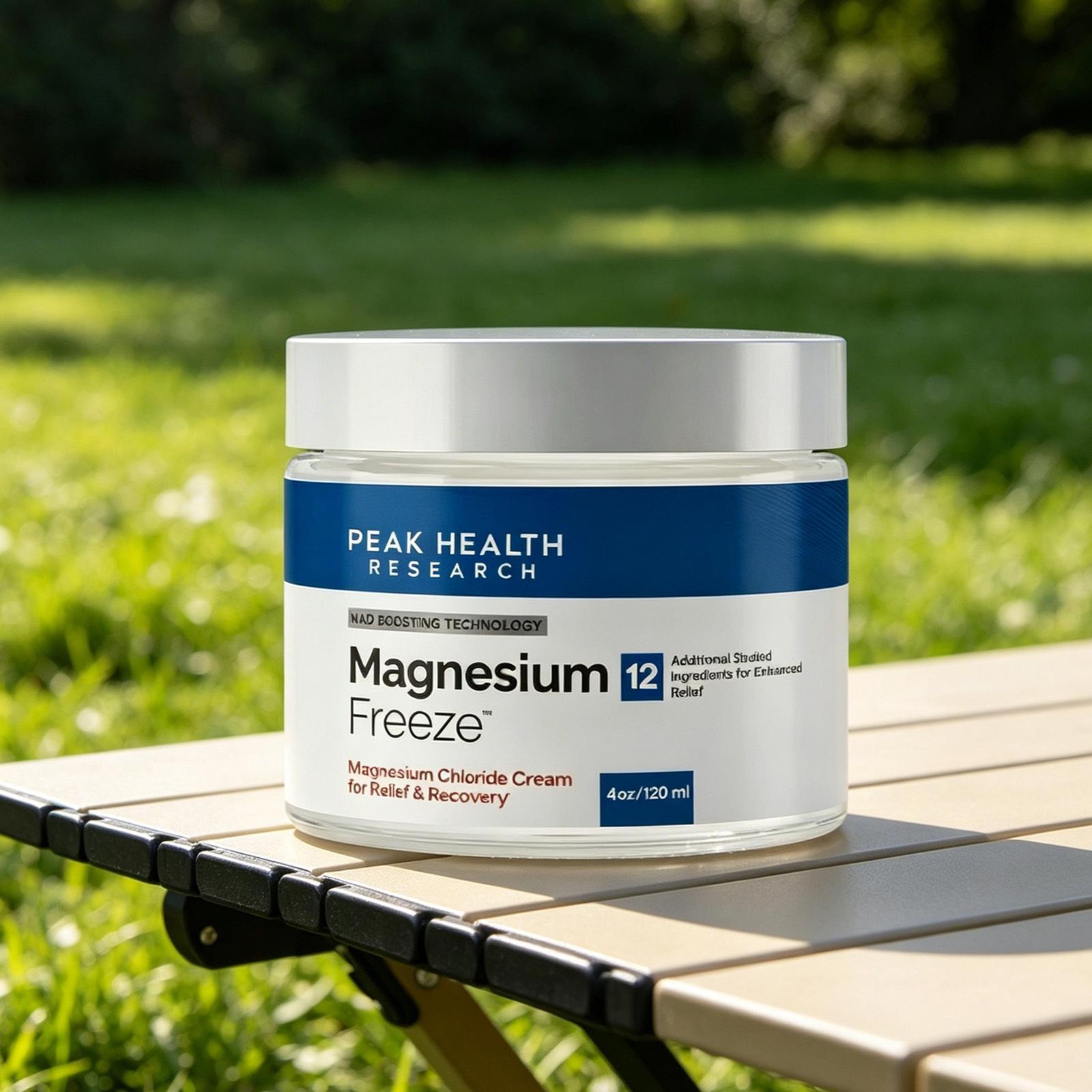 Magnesium Freeze – Topical Magnesium Cream with Niacinamide for Joints, Low B.
