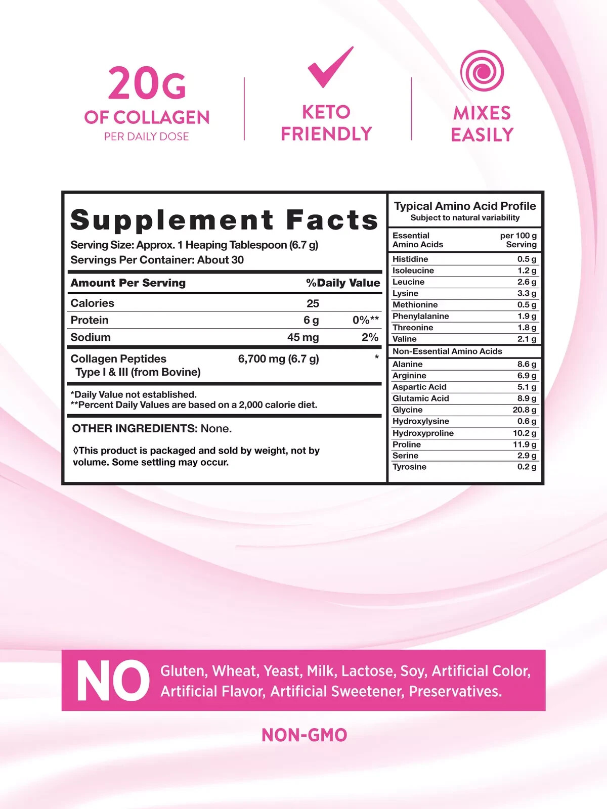 Collagen Peptides Powder Unflavored | 7 oz | Non-GMO | Keto Friendly | Exp. 2028