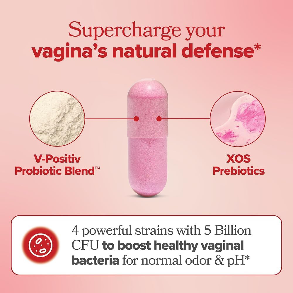 O Positiv URO Vaginal Probiotics for Women Ph Balance with Prebiotics & Lactobac
