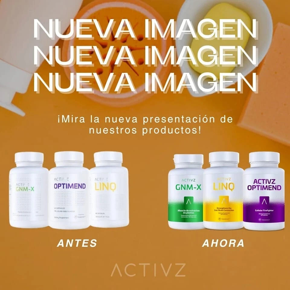 NEW ACTIVZ EPIGENETIC TRIFECTA 3 bottles set 1 LINQ + 1 GNMX + 1 OPTIMEND
