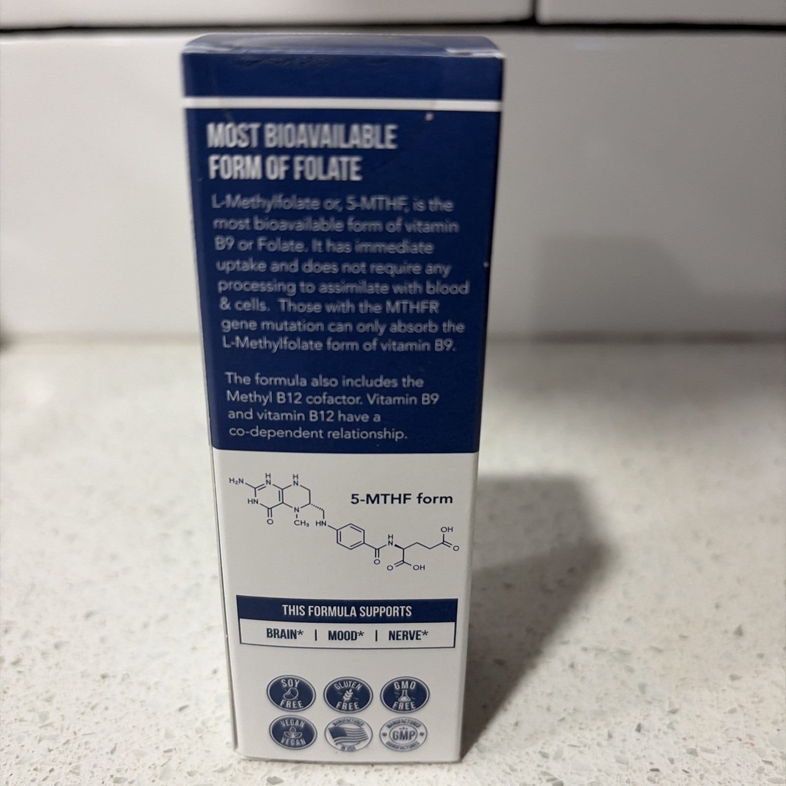 Lot of 2 Triquetra Kids L-Methylfolate 5-MTHF + B12, Berry 1 fl oz